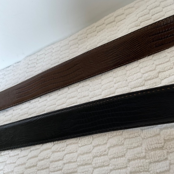 Pierre Cardin Reversible Belt Size 40 Unisex Brown/Black - Picture 12 of 15